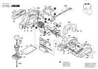 Bosch 0 603 272 203 Pho 1 Portable Planer 230 V / Eu Spare Parts